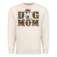 Sandshell Christmas Dog Mom Bull Terrier Premium Sweatshirt - RanaPortraitStore