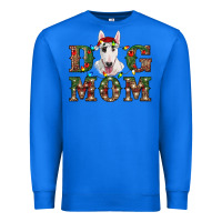 True Royal Christmas Dog Mom Bull Terrier Premium Sweatshirt - RanaPortraitStore