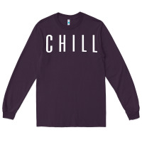 Plum chill Long Sleeve Tee - DesigneFamous
