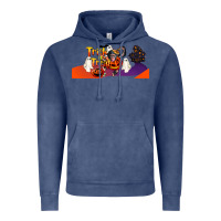 Vintage Denim Trick Or Treat Baby Chimpanzee Vintage Hoodie - LillyAllenDesigns