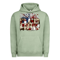 Pigment Oil Green baseball dad Urban Hoodie - Jasminsmagicworld