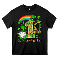 Black St. Patrick's My 1st St. Patrick's Day Heavy Core Tee - OliviaCreatesArt