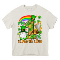 Cream St. Patrick's My 1st St. Patrick's Day Heavy Core Tee - OliviaCreatesArt