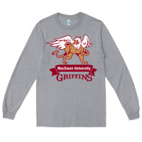 Heather Grey macewan academic Long Sleeve Tee - DesigneFamous