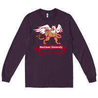 Plum macewan academic Long Sleeve Tee - DesigneFamous