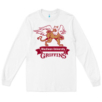 White macewan academic Long Sleeve Tee - DesigneFamous