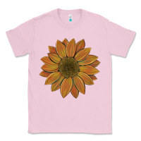 Bubblegum Pink sunflower Classic Tee - Artiststas