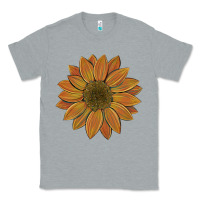 Heather Grey sunflower Classic Tee - Artiststas