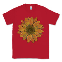 Red sunflower Classic Tee - Artiststas