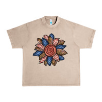 French Oak american sunflower Urban Heavy Tee - BundleAndBundleShop