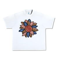 White american sunflower Urban Heavy Tee - BundleAndBundleShop