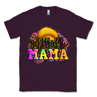 Plum softball mama Classic Tee - OliviaCreatesArt