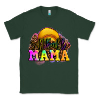 Sports Green softball mama Classic Tee - OliviaCreatesArt