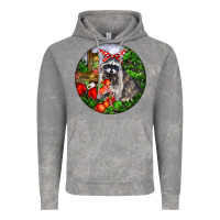 Cloud Rock Christmas Raccoon Vintage Hoodie - LillyAllenDesigns
