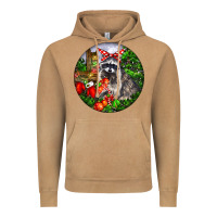 Christmas Raccoon Vintage Hoodie | Teevron