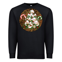 Black Merry Christmas Baseball Premium Sweatshirt - RanaPortraitStore
