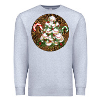 Heather Grey Merry Christmas Baseball Premium Sweatshirt - RanaPortraitStore