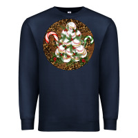 Navy Merry Christmas Baseball Premium Sweatshirt - RanaPortraitStore