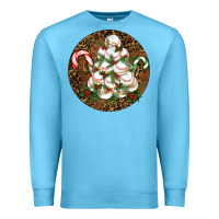 Ocean Blue Merry Christmas Baseball Premium Sweatshirt - RanaPortraitStore