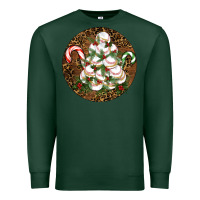 Sports Green Merry Christmas Baseball Premium Sweatshirt - RanaPortraitStore
