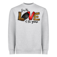 Heather Grey for the love of the game ice hockey Heavyweight Sweatshirt - Jasminsmagicworld