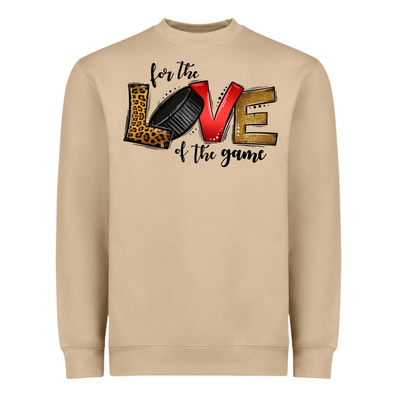 For The Love Of The Game Ice Hockey Heavyweight Sweatshirt by Jasminsmagicworld | Teevron