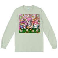 Matcha easter gnome Long Sleeve Tee - CowhideDigitalArt