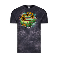 Cloud Black Aguascalientes State Of Mexico Map Vintage Tee - RanaPortraitStore