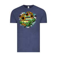 Vintage Denim Aguascalientes State Of Mexico Map Vintage Tee - RanaPortraitStore
