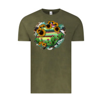 Vintage Olive Aguascalientes State Of Mexico Map Vintage Tee - RanaPortraitStore