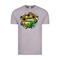 Vintage Zinc Aguascalientes State Of Mexico Map Vintage Tee - RanaPortraitStore