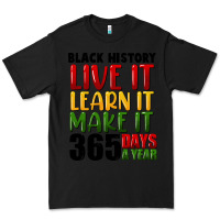 Black black history live it Premium Tee - FaDigitalArtStudio