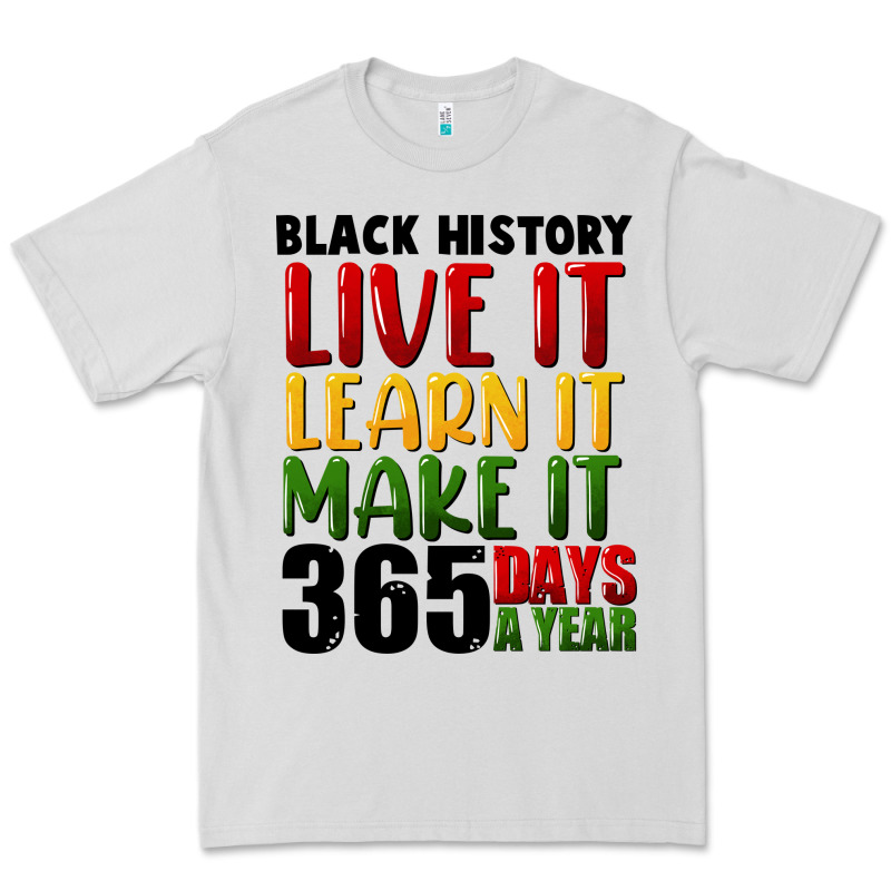 Black History Live It Premium Tee by FaDigitalArtStudio | Teevron