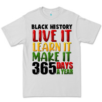 Dove Grey black history live it Premium Tee - FaDigitalArtStudio