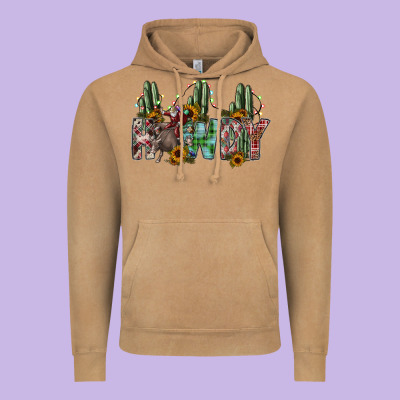 Howdy Vintage Hoodie Designed By Sublimationcraftshop