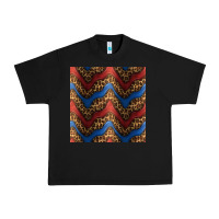 Black leopard 4th of july seamless pattern Urban Heavy Tee - BundleAndBundleShop