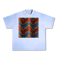 Grape Ice leopard 4th of july seamless pattern Urban Heavy Tee - BundleAndBundleShop