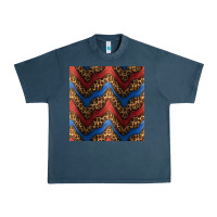 Midnight Navy leopard 4th of july seamless pattern Urban Heavy Tee - BundleAndBundleShop