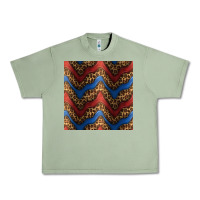 Oil Green leopard 4th of july seamless pattern Urban Heavy Tee - BundleAndBundleShop