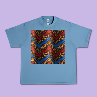 Leopard 4th Of July Seamless Pattern Urban Heavy Tee Designed By Bundleandbundleshop