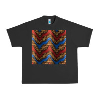 Pigment Black leopard 4th of july seamless pattern Urban Heavy Tee - BundleAndBundleShop