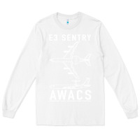 White e 3 sentry awacs plane gift Long Sleeve Tee - DesigneFamous