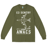 Army Green e 3 sentry awacs plane gift Long Sleeve Tee - DesigneFamous