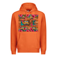 Carrot love school bus leopard Premium Hoodie - Artiststas