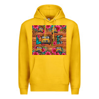 Lemon love school bus leopard Premium Hoodie - Artiststas
