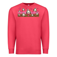 Cardinal shih tzu dogs libbey glass Premium Sweatshirt - Jasminsmagicworld