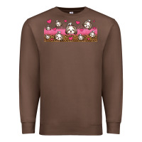 Chestnut shih tzu dogs libbey glass Premium Sweatshirt - Jasminsmagicworld