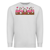 Dove Grey shih tzu dogs libbey glass Premium Sweatshirt - Jasminsmagicworld