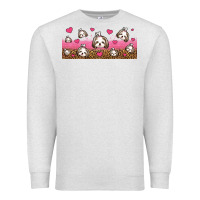 Oatmeal Heather shih tzu dogs libbey glass Premium Sweatshirt - Jasminsmagicworld