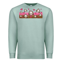 Seafoam shih tzu dogs libbey glass Premium Sweatshirt - Jasminsmagicworld
